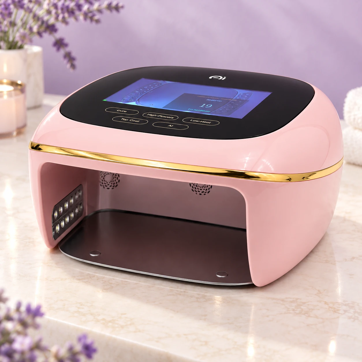 BeauTome AI Smart Nail Lamp V2 — 136 dual-wavelength LEDs and AI vision