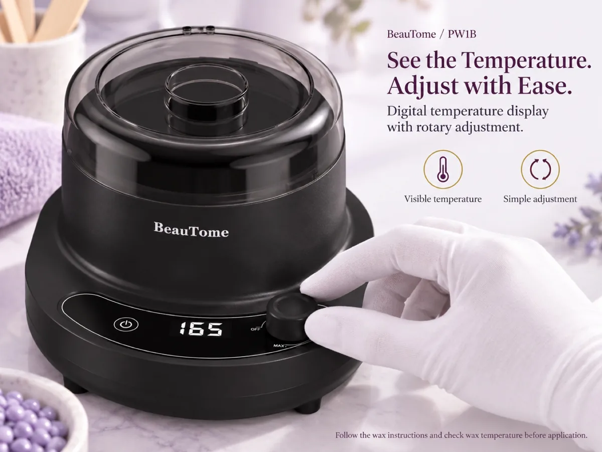 PW1B rotary adjustment and digital temperature display