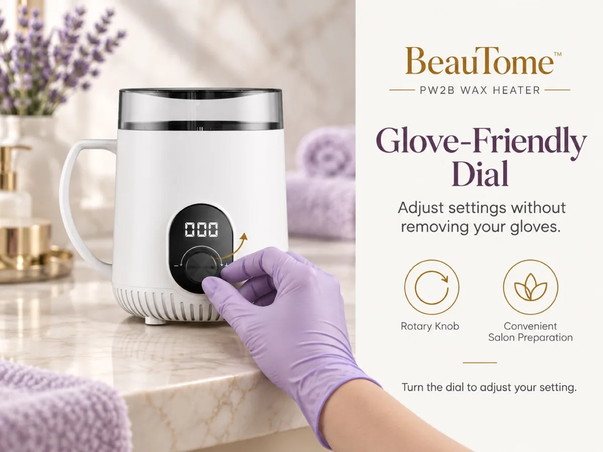 Adjust the setting with gloves on