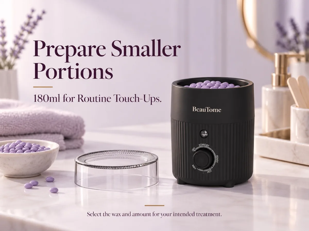 Prepare smaller portions for touch-ups