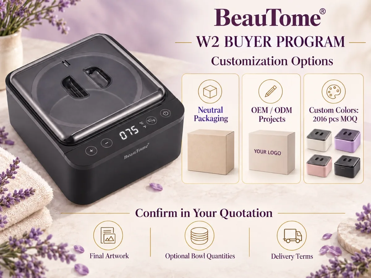 W2 customization, neutral packaging and OEM ODM project requirements
