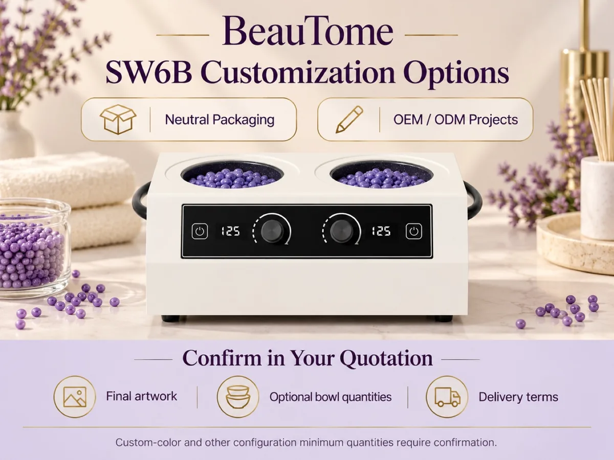 SW6B neutral packaging and OEM ODM customization options