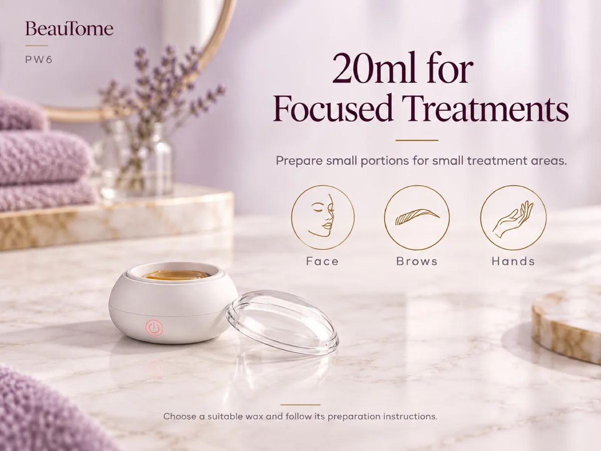 20ml for focused waxing routines