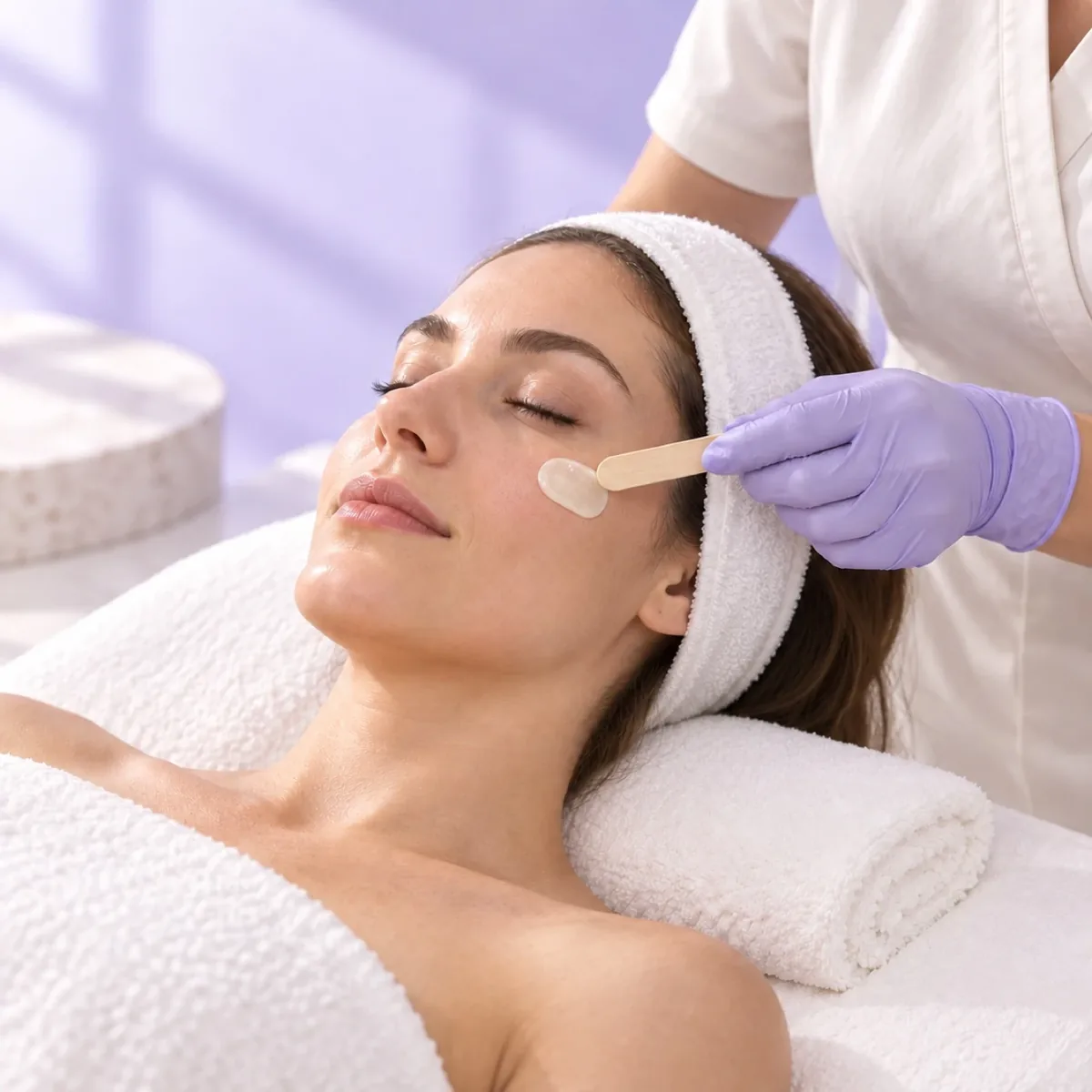 BeauTome rosin-free hard wax — facial waxing